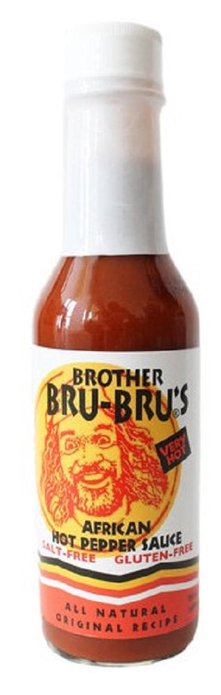 BROTHER BRU-BRU'S: African Hot Pepper Sauce, 5 oz