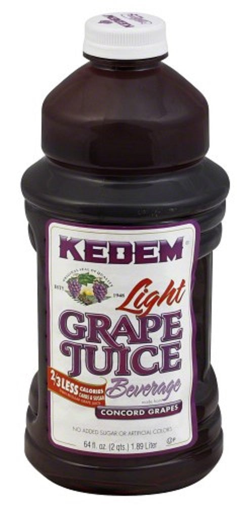 KEDEM: Light Concord Grape Juice, 64 oz