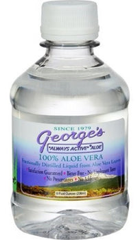 GEORGE'S: 100% Aloe Vera Liquid, 8 oz