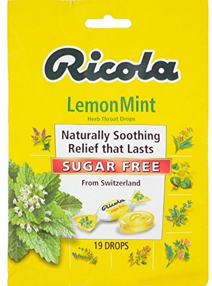 RICOLA: Sugar Free Lemon Mint Drop, 19 pc