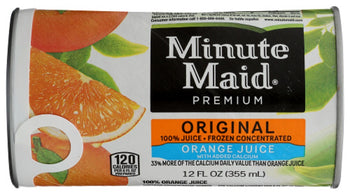 MINUTE MAID: Original Frozen Orange Juice with Calcium, 12 oz