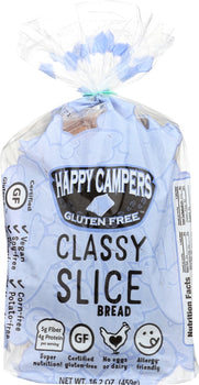 HAPPY CAMPERS GLUTEN FREE: Classy Slice Bread, 16.20 oz