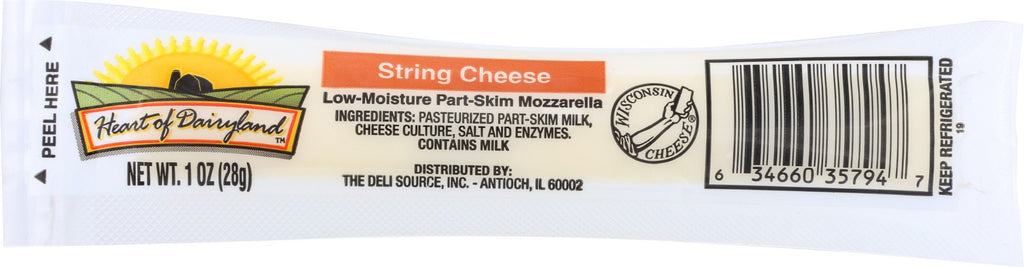 HEART OF DAIRYLAND: String Cheese Stick, 1 oz