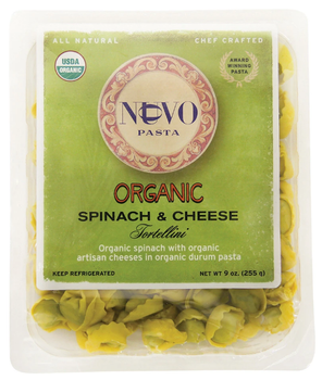 NUOVO PASTA: Organic Spinach and Cheese Tortellini Pasta, 9 oz