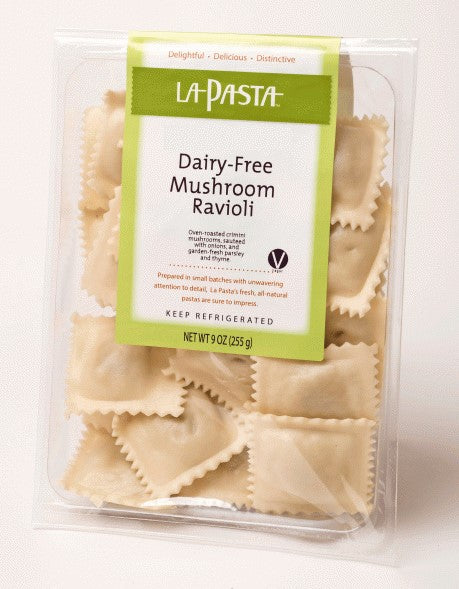 LA PASTA: Dairy-free Mushroom Ravioli, 9 oz