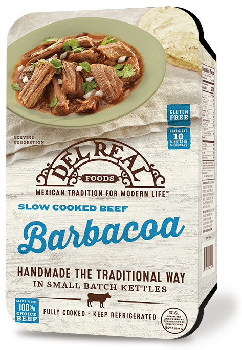 DEL REAL FOODS: Barbacoa Slow Cooked Beef, 15 oz