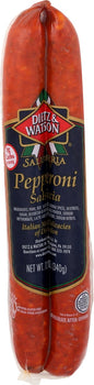 DIETZ AND WATSON: Salumeria Pepperoni Salsiccia Twin Pack, .75 lb