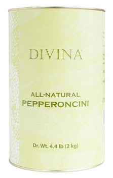 DIVINA: All Natural Pepperoncini, 4.4 lb