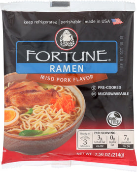 FORTUNE: Ramen Miso Pork Flavor, 7.56 oz