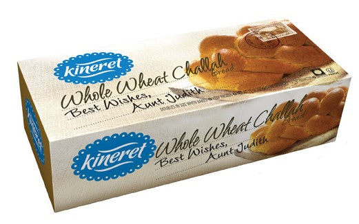 KINERET: Whole Wheat Challah Bread, 15 oz