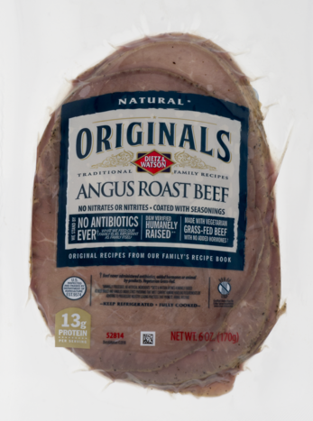 DIETZ AND WATSON: Angus Roast Beef Pre-Sliced, 6 oz