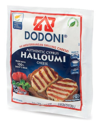 DODONI: Authentic Cyprus Halloumi Cheese, 7.9 oz