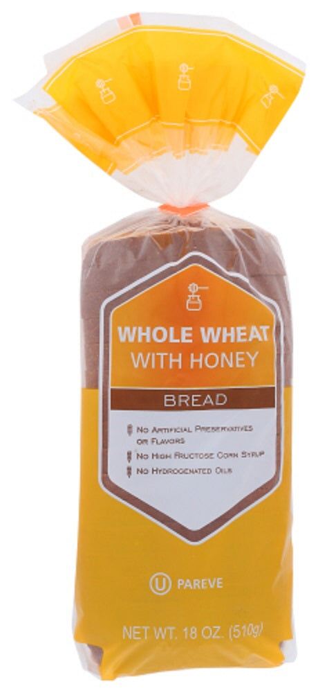 GONNELLA FROZEN: Whole Wheat with Honey Bread, 18 oz