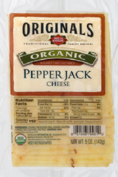 DIETZ AND WATSON: Pepper Jack Pre-Sliced Cheese, 5 oz