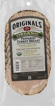 DIETZ AND WATSON: Peppered Pre-Sliced Turkey Breast, 4 oz