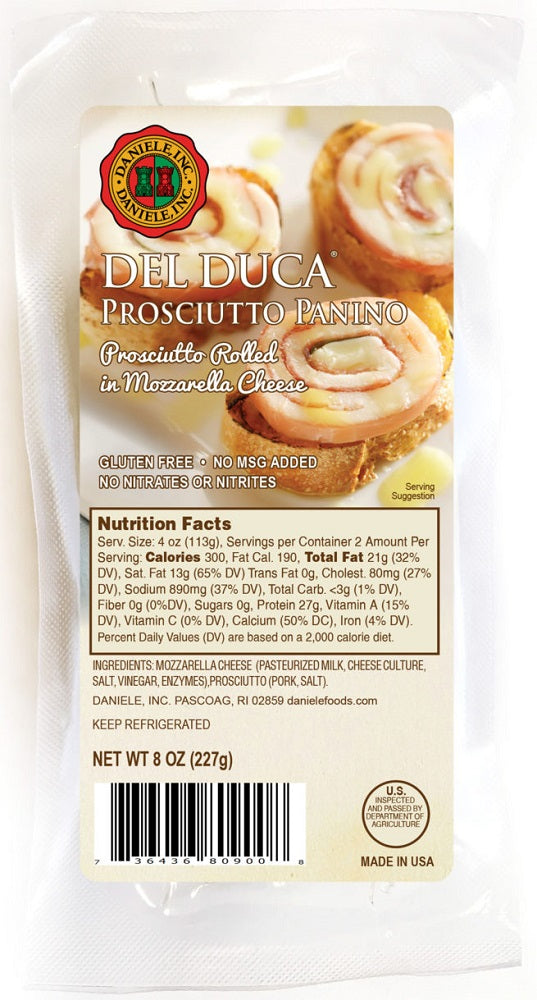 DANIELE: Del Duca Prosciutto Panino, 8 oz