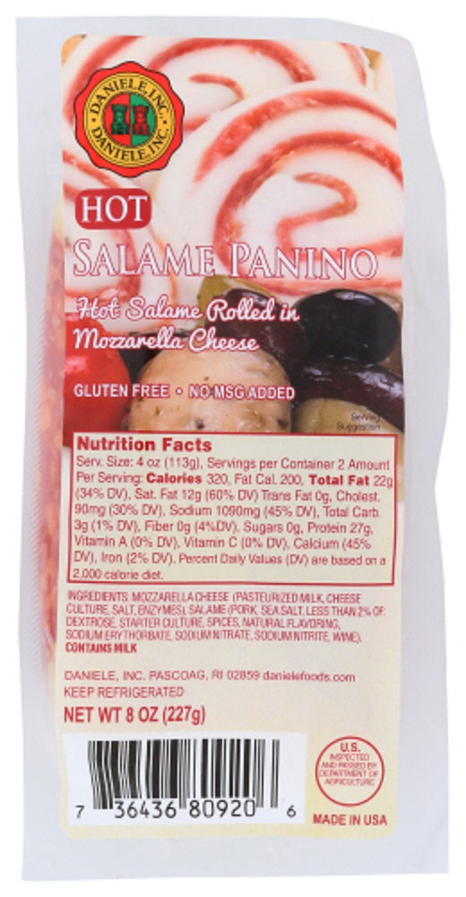 DANIELE: Hot Salame Panino, 8 oz