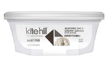 KITE HILL: Almond Milk Cream Cheese Style Spread Everything, 8 oz