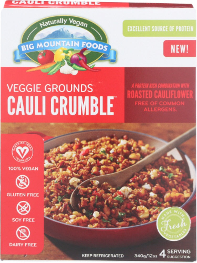 BIG MOUNTAIN FOODS: Veggie Grounds Cauli Crumble, 12 oz