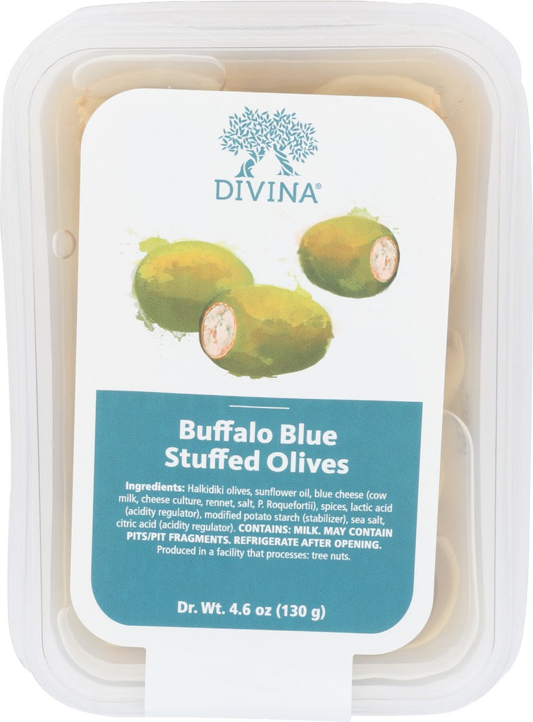 DIVINA: Buffalo Blue Stuffed Olives, 4.6 oz