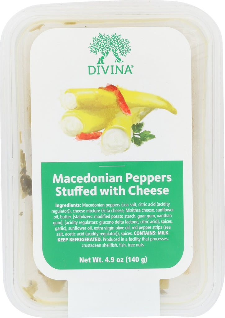 DIVINA: Macedonian Peppers Stuffed with Cheese, 4.90 oz