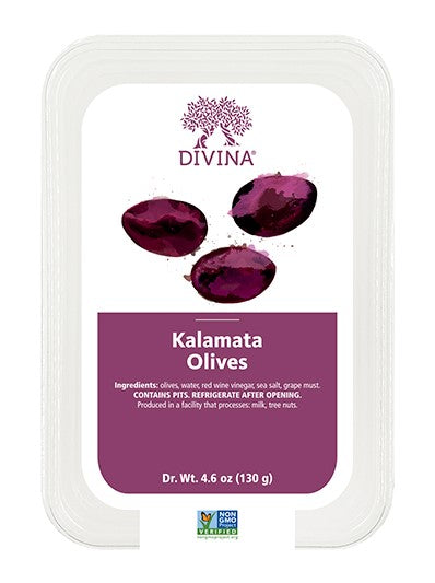 DIVINA: Kalamata Olives, 4.60 oz