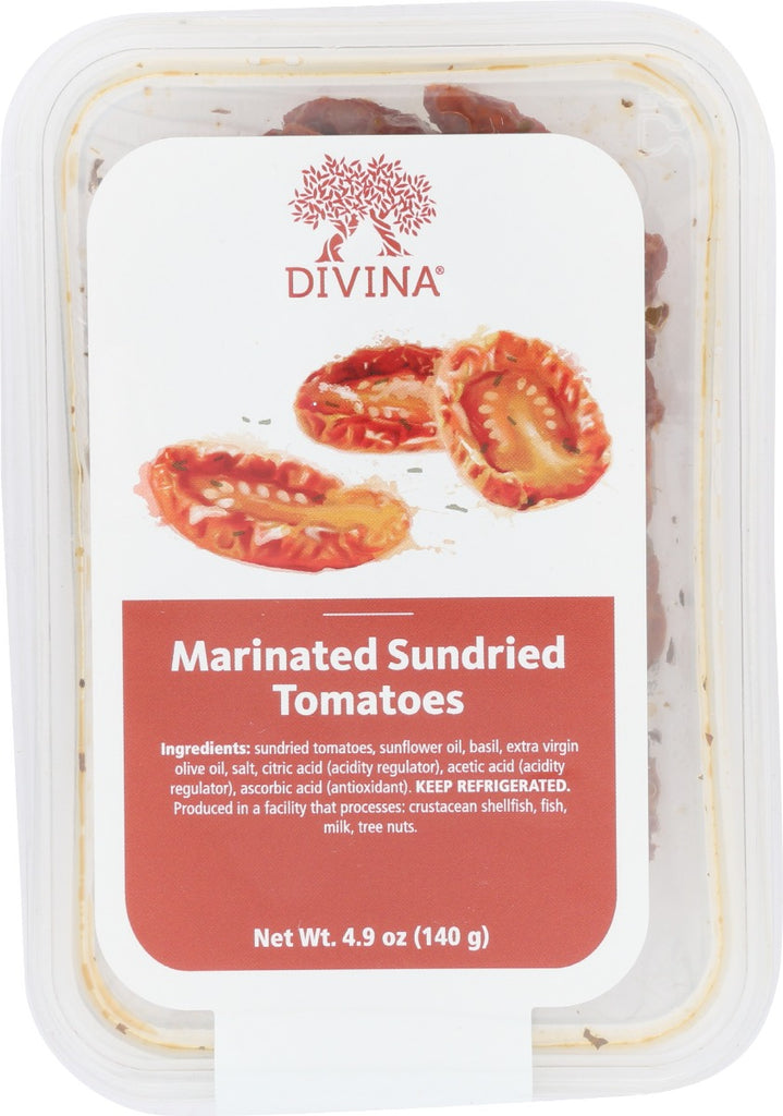 DIVINA: Marinated Sundried Tomatoes, 4.90 oz