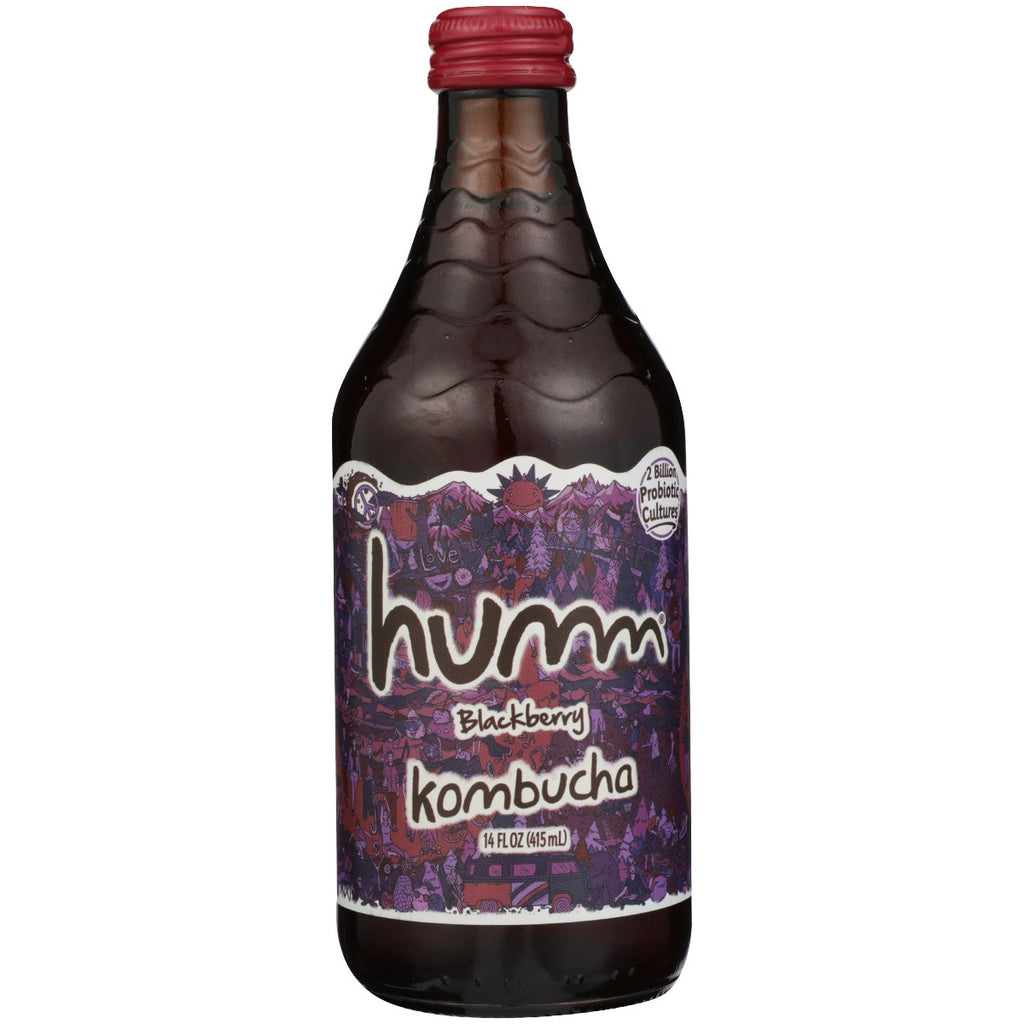 HUMM: Blackberry Kombucha, 14 oz