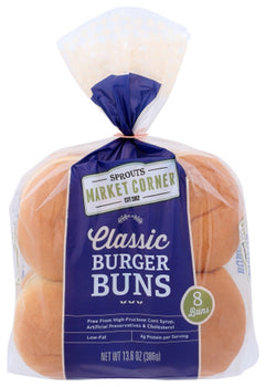 GONNELLA FROZEN: Classic Burger Buns, 13.60 oz