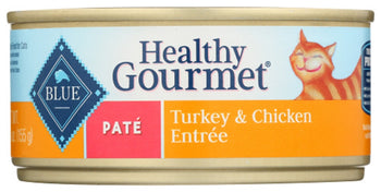 BLUE BUFFALO: Healthy Gourmet Adult Cat Food Turkey and Chicken Entr¨¦e, 5.50 oz