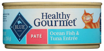 BLUE BUFFALO: Healthy Gourmet Adult Cat Food Ocean Fish and Tuna Entr¨¦e, 5.50 oz