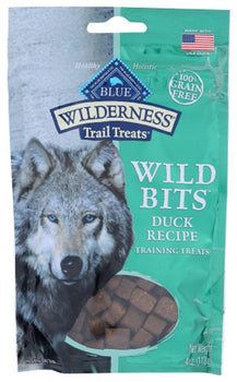 BLUE BUFFALO: Wilderness Trail Treats for Dog Duck Recipe, 4 oz