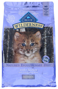 BLUE BUFFALO: Wilderness Kittens Chicken Recipe, 4 lb