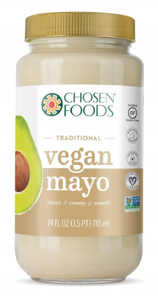 CHOSEN FOODS: Traditional Vegan Mayo, 24 oz