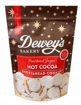 DEWEY'S: Hot Cocoa Shortbread Cookies, 5 oz