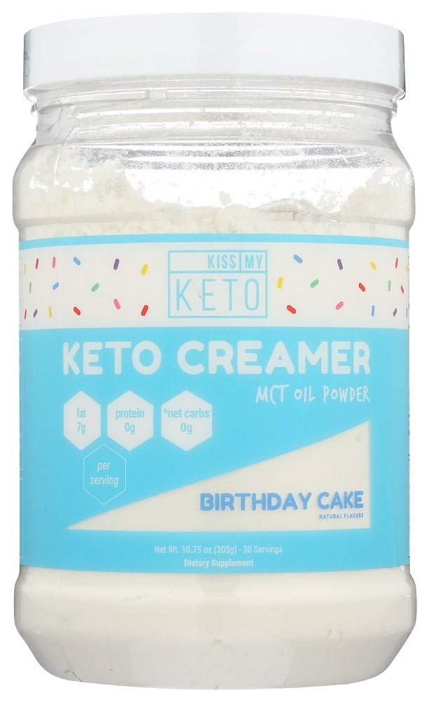 KISS MY KETO: Birthday Cake Keto Creamer, 10.75 oz