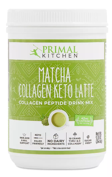 PRIMAL KITCHEN: Matcha? ?Collagen? ?Keto? ?Latte? Drink Mix, 9.33 oz