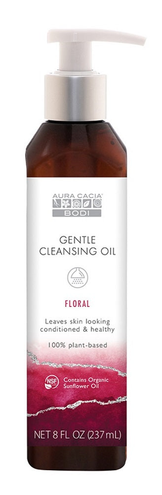 AURA CACIA: Floral Gentle Cleansing Oil, 8 oz