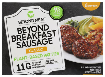 BEYOND MEAT: Beyond Breakfast Sausage Classic Plant Based Patties, 7.4 oz