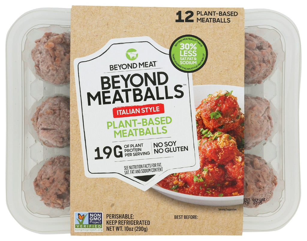 BEYOND MEAT: Beyond Meatballs Italian Style Plant Based Meatballs, 10 oz