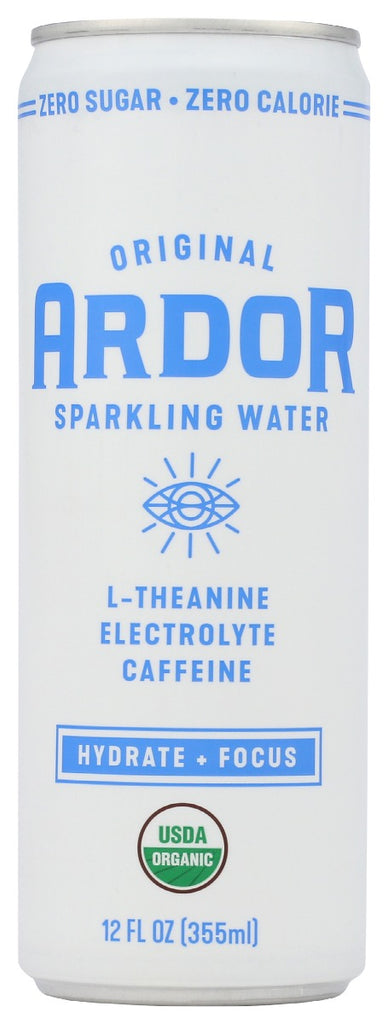 ARDOR ORGANIC: Original Sparkling Water, 12 fo