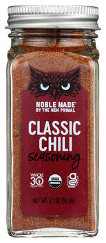 THE NEW PRIMAL: Classic Chili Seasoning, 2.1 oz