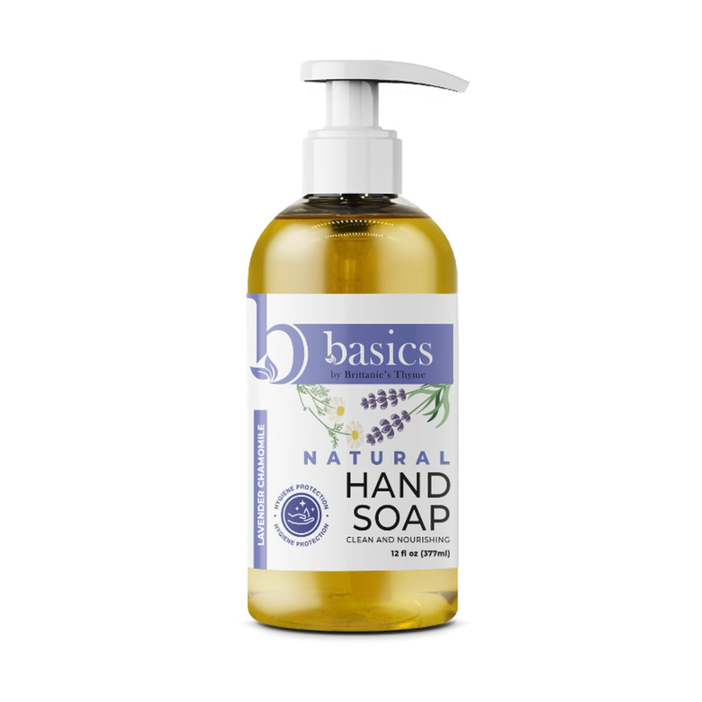 BRITTANIES THYME: Lavender Chamomile Natural Hand Soap, 12 oz