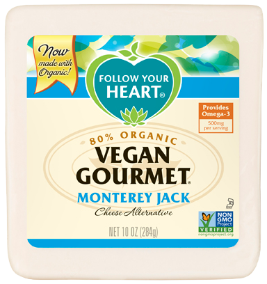 FOLLOW YOUR HEART: Vegan Gourmet Monterey Jack, 10 oz