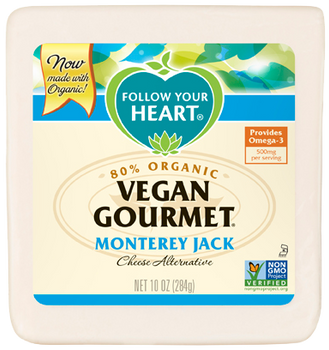 FOLLOW YOUR HEART: Vegan Gourmet Monterey Jack, 10 oz