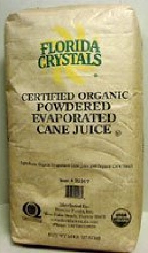 FLORIDA CRYSTALS: Sugar Cane Juice Evaporated, 50 lb