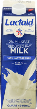 LACTAID: 2% Reduced Fat Milk, 32 oz