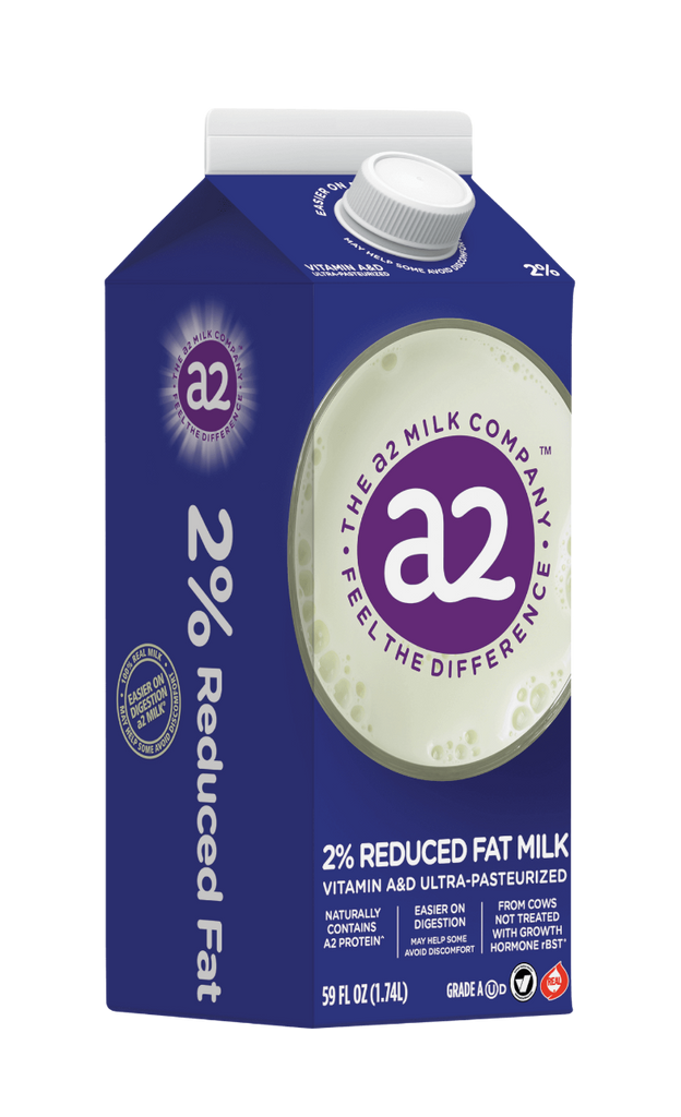 A2 MILK: 2% Reduced Fat Milk, 59 oz