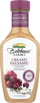 BOLTHOUSE: Creamy Balsamic Yogurt Dressing, 14 oz