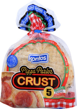 KONTOS: Pizza Parlor Crust 5 Count, 14 oz